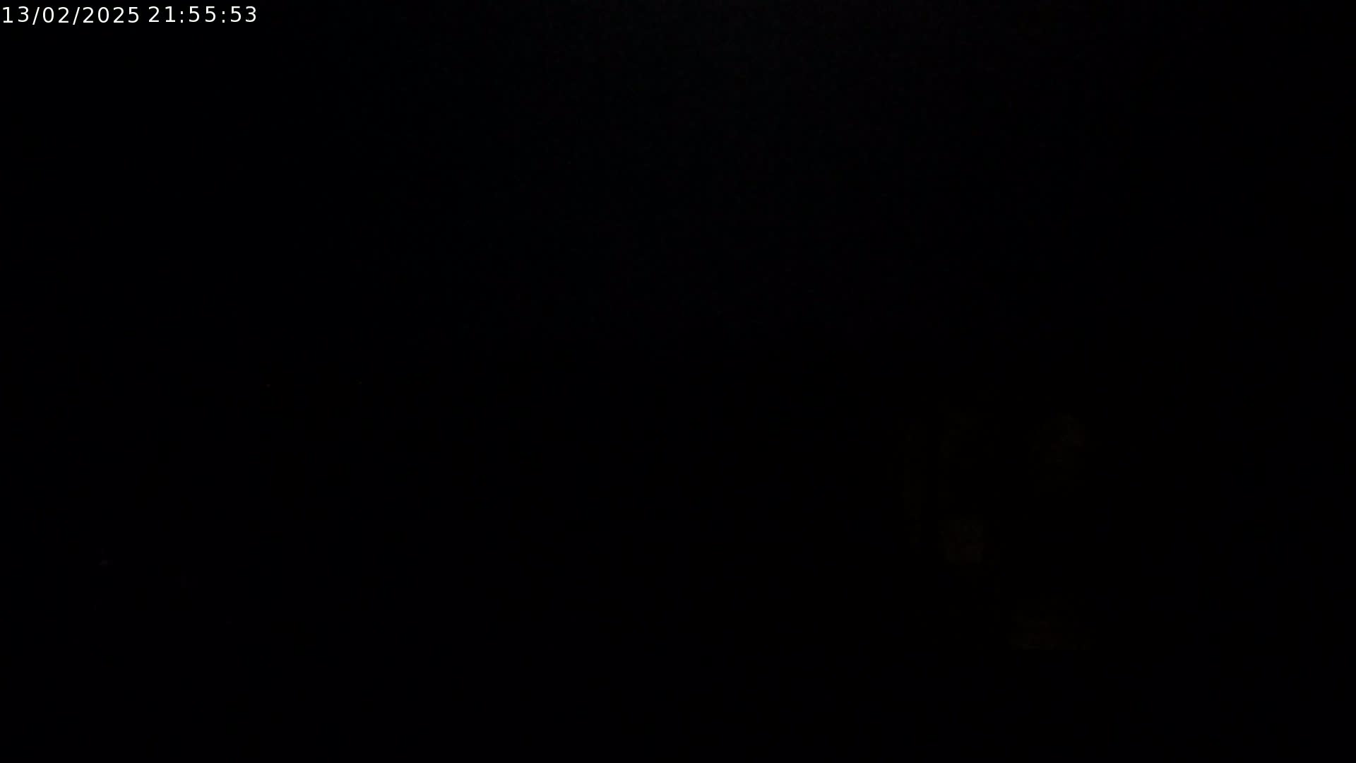 The image is completely black.