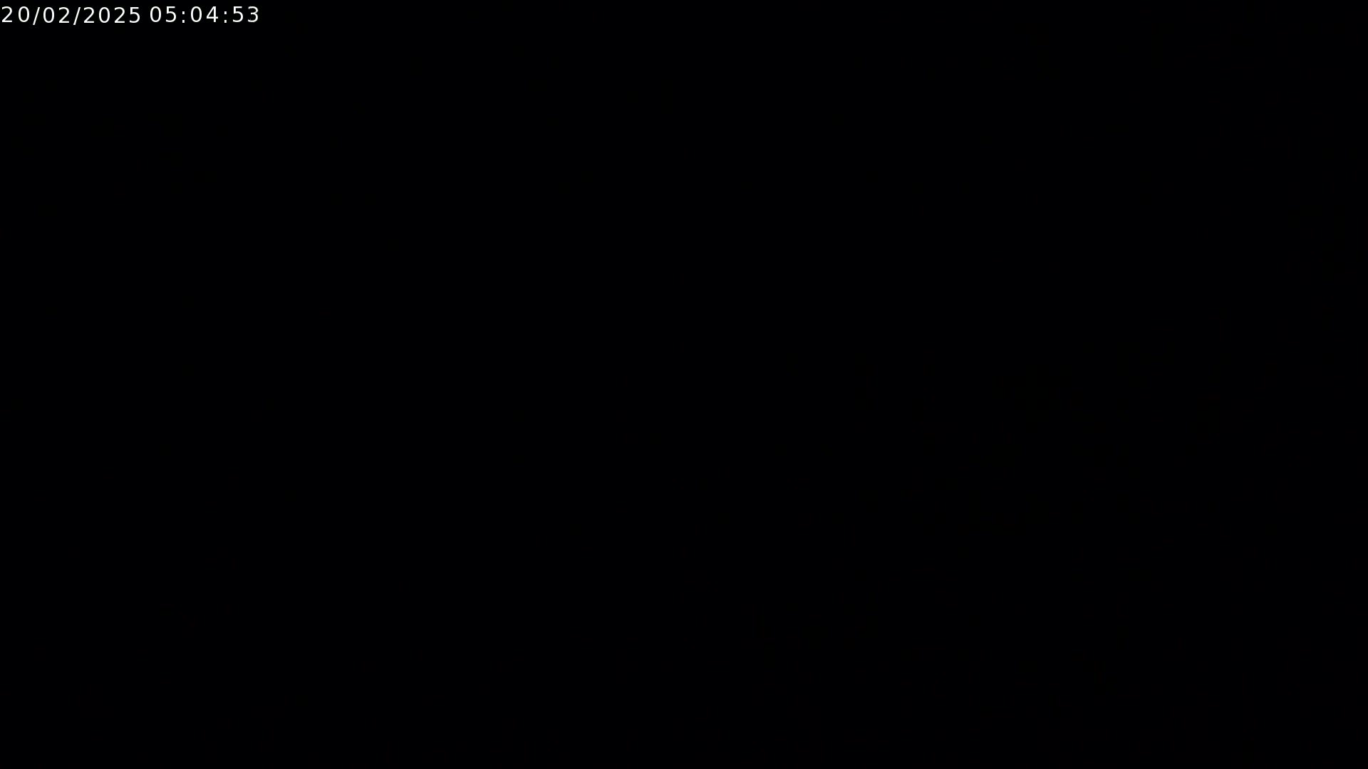 The image is completely black.