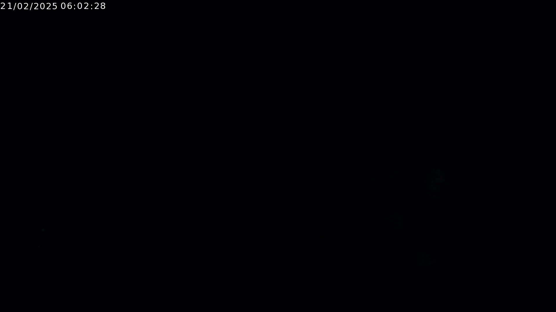 The image is completely black.