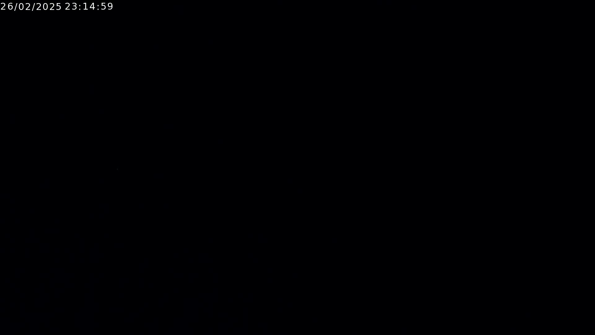 The image is entirely black.