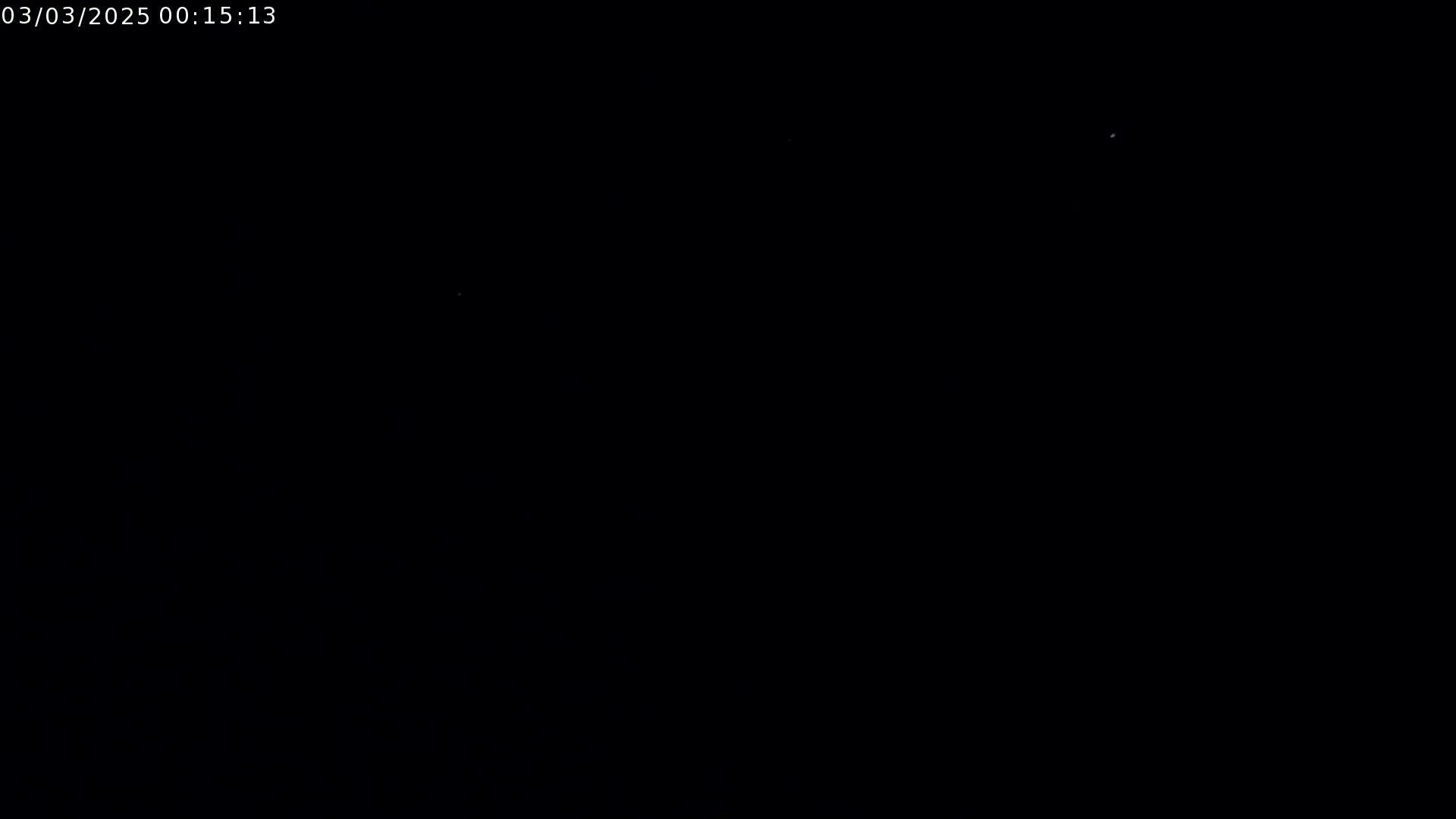 The image is completely black.