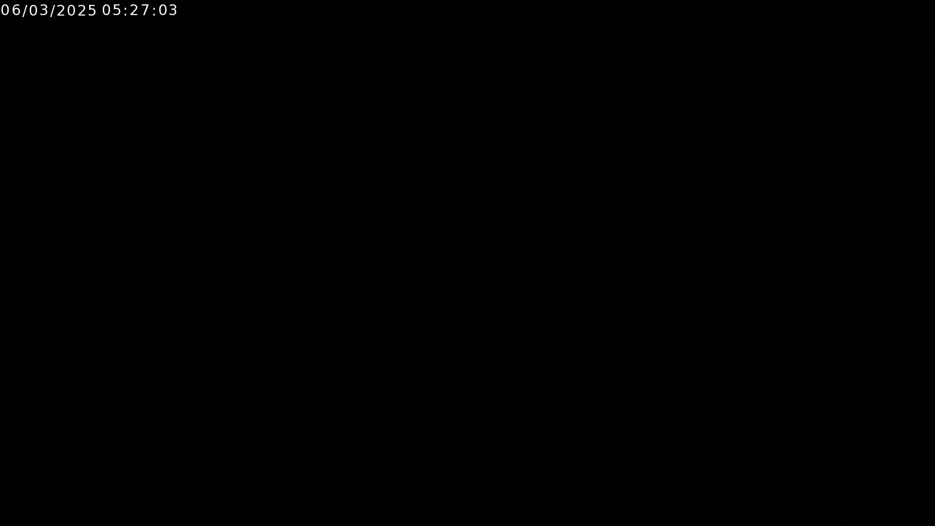 The image is completely black.