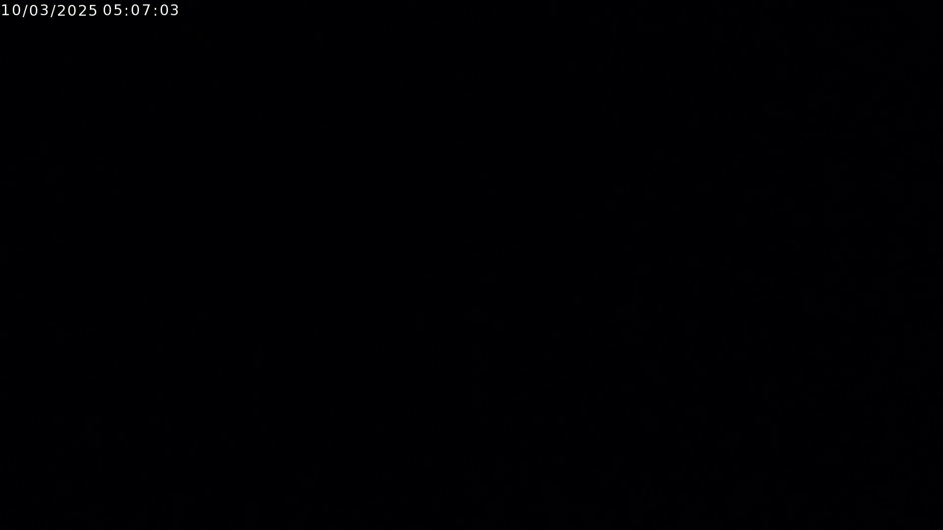 The image is completely black.