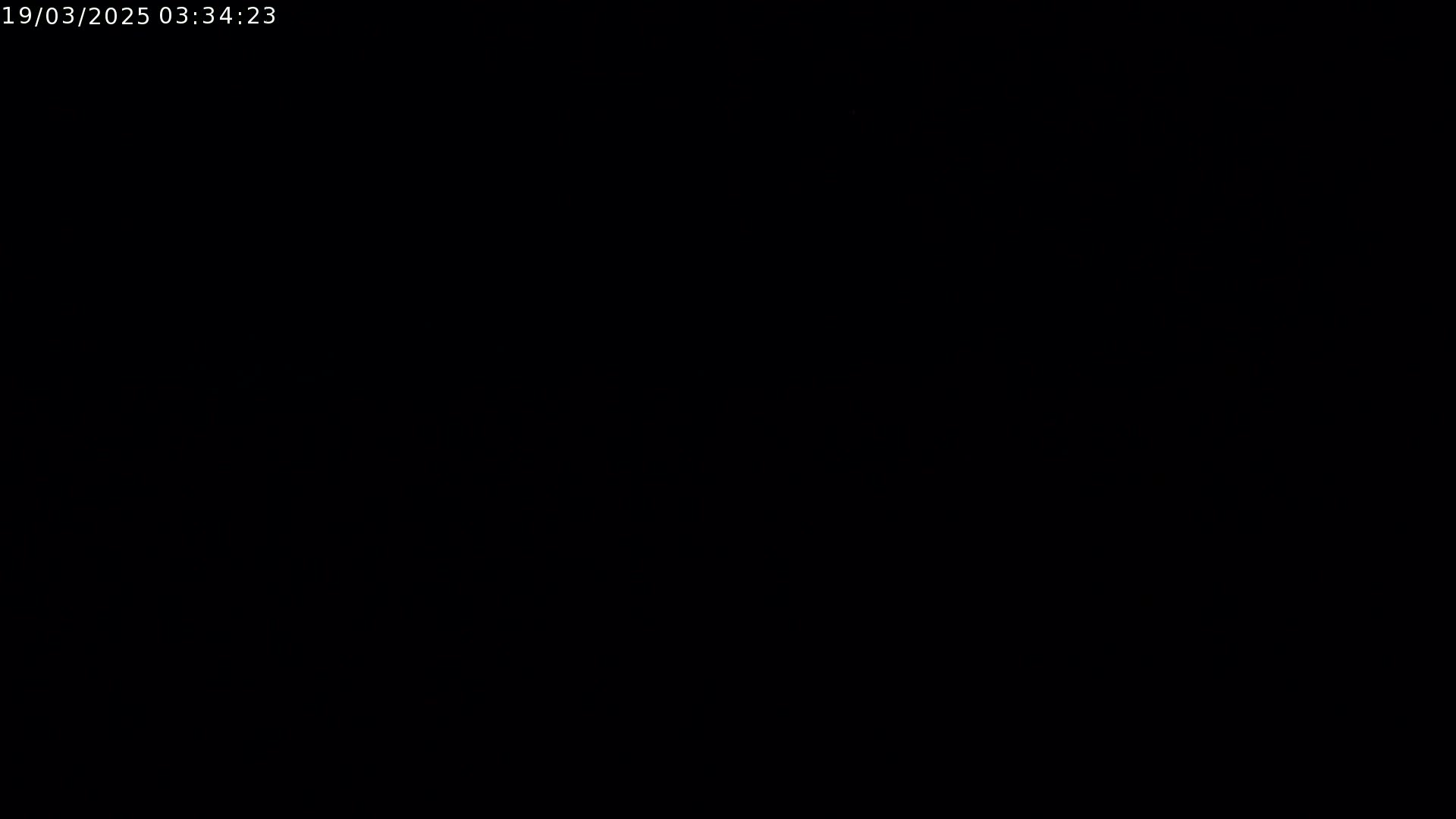 The image is completely black.
