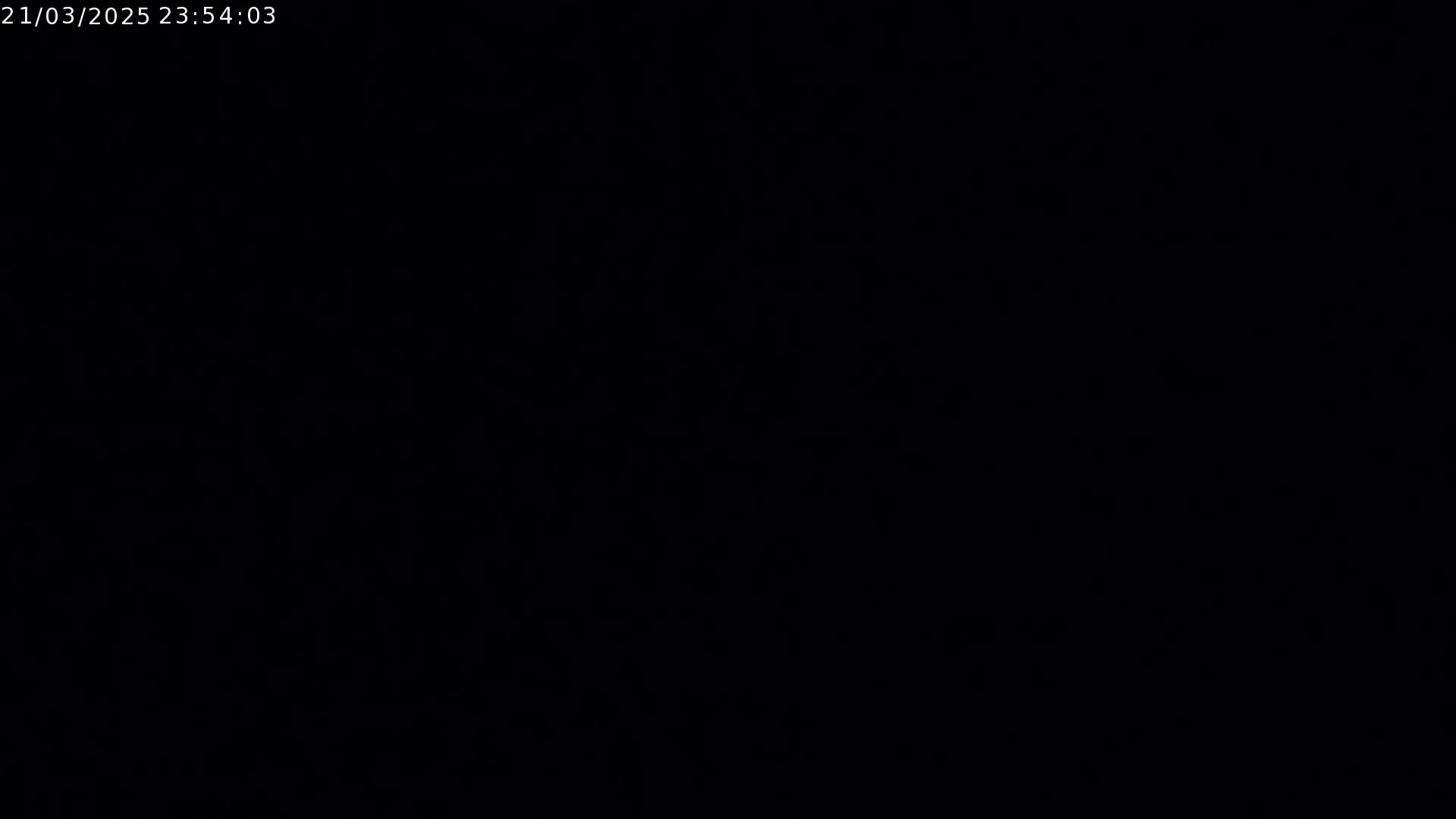 The image is completely black.