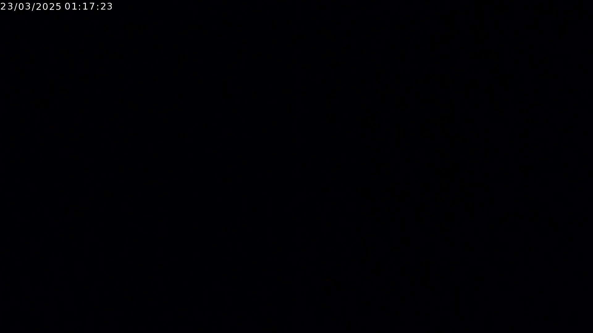 The image is entirely black.