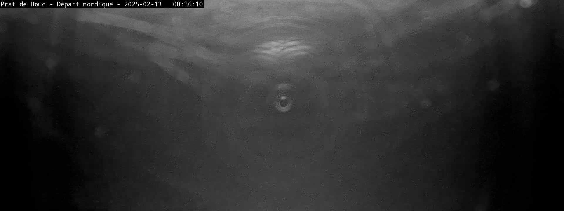 A blurry, dark grayscale image shows a possibly underwater scene with indistinct shapes and light particles.