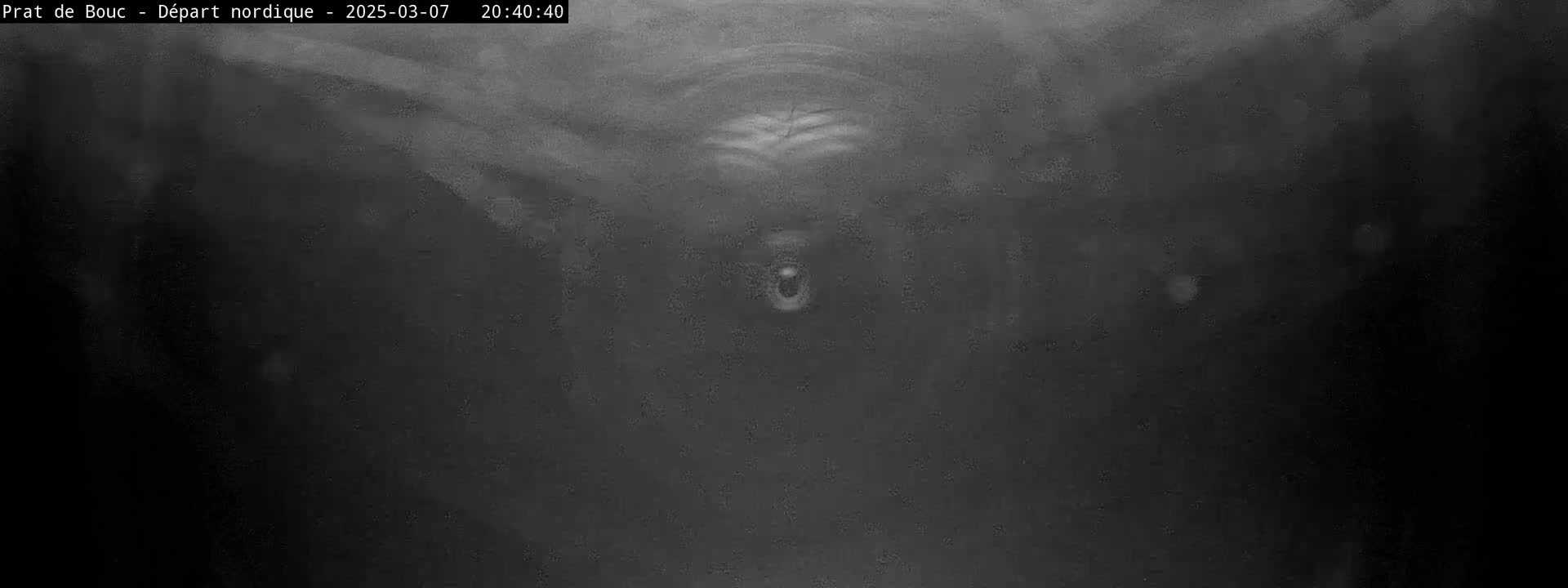 A blurry, dark gray image shows a mostly obscured object in the center, possibly underwater.