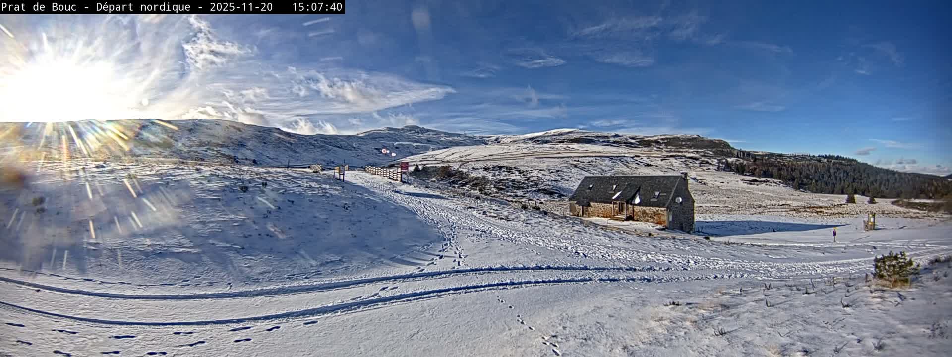 Albepierre-Bredons , Prat de Bouc Ski Slopes Live Cam - Saint-Flour, Cantal, Auvergne-Rhone-Alpes