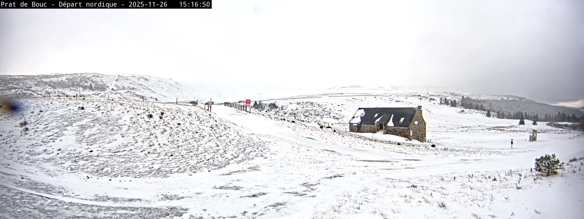 Albepierre-Bredons , Prat de Bouc Ski Slopes Live Cam - Saint-Flour, Cantal, Auvergne-Rhone-Alpes