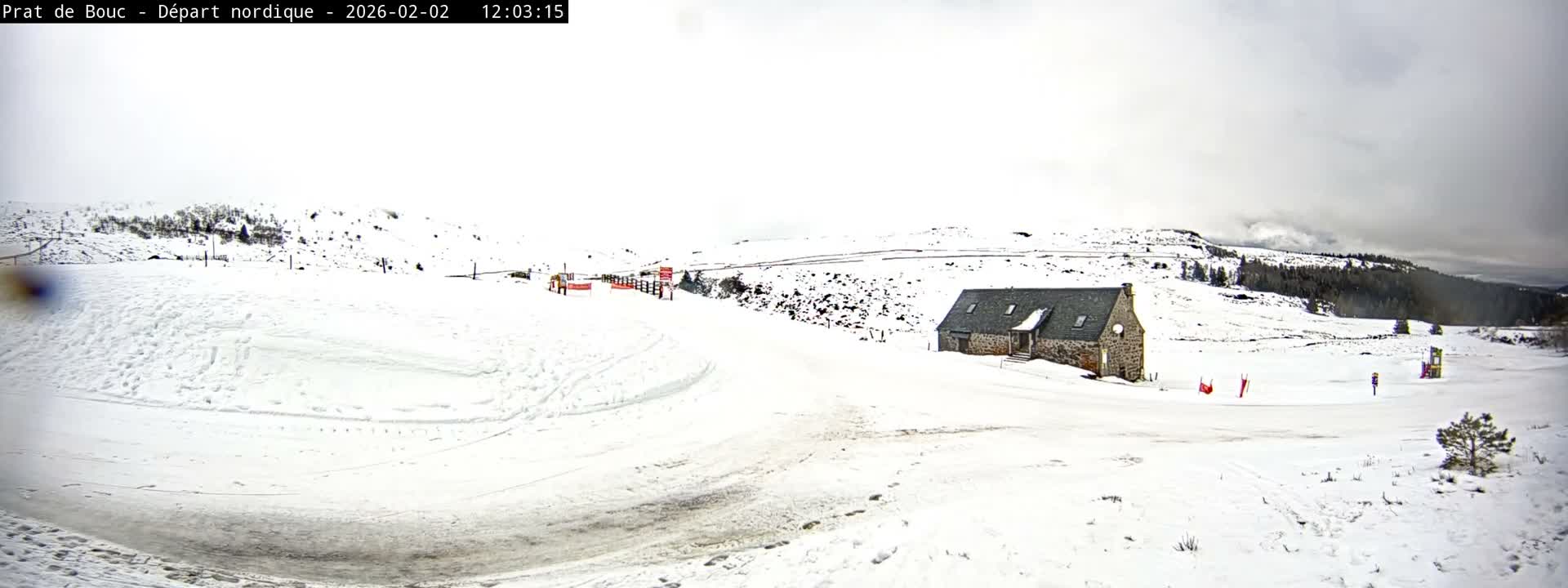 Albepierre-Bredons , Prat de Bouc Ski Slopes Live Cam - Saint-Flour, Cantal, Auvergne-Rhone-Alpes