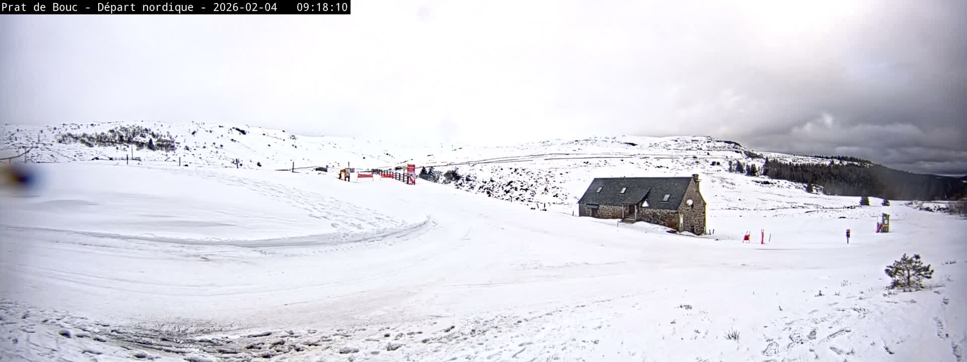 Albepierre-Bredons , Prat de Bouc Ski Slopes Live Cam - Saint-Flour, Cantal, Auvergne-Rhone-Alpes