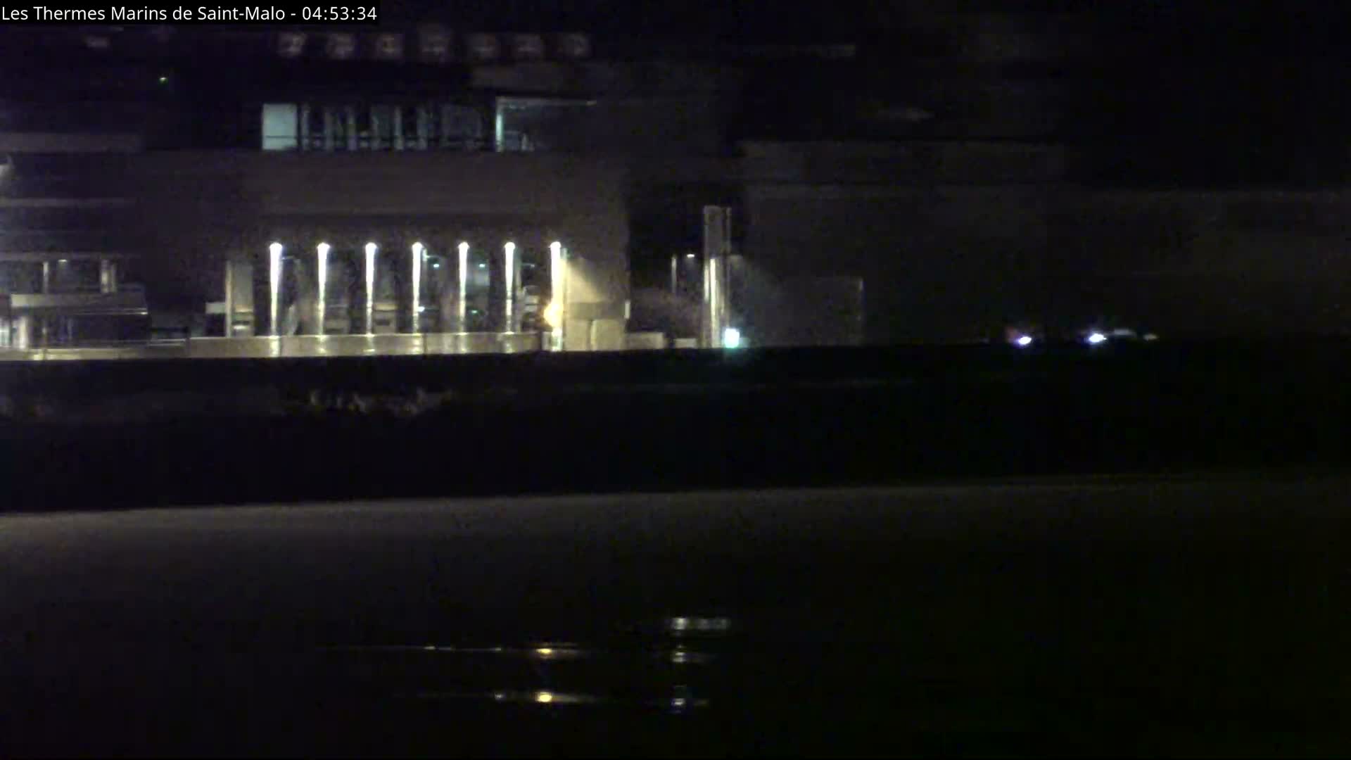 Saint-Malo City & Beach View Skyline Live Cam - Saint-Malo, Ille-et-Vilaine, Bretagne, France