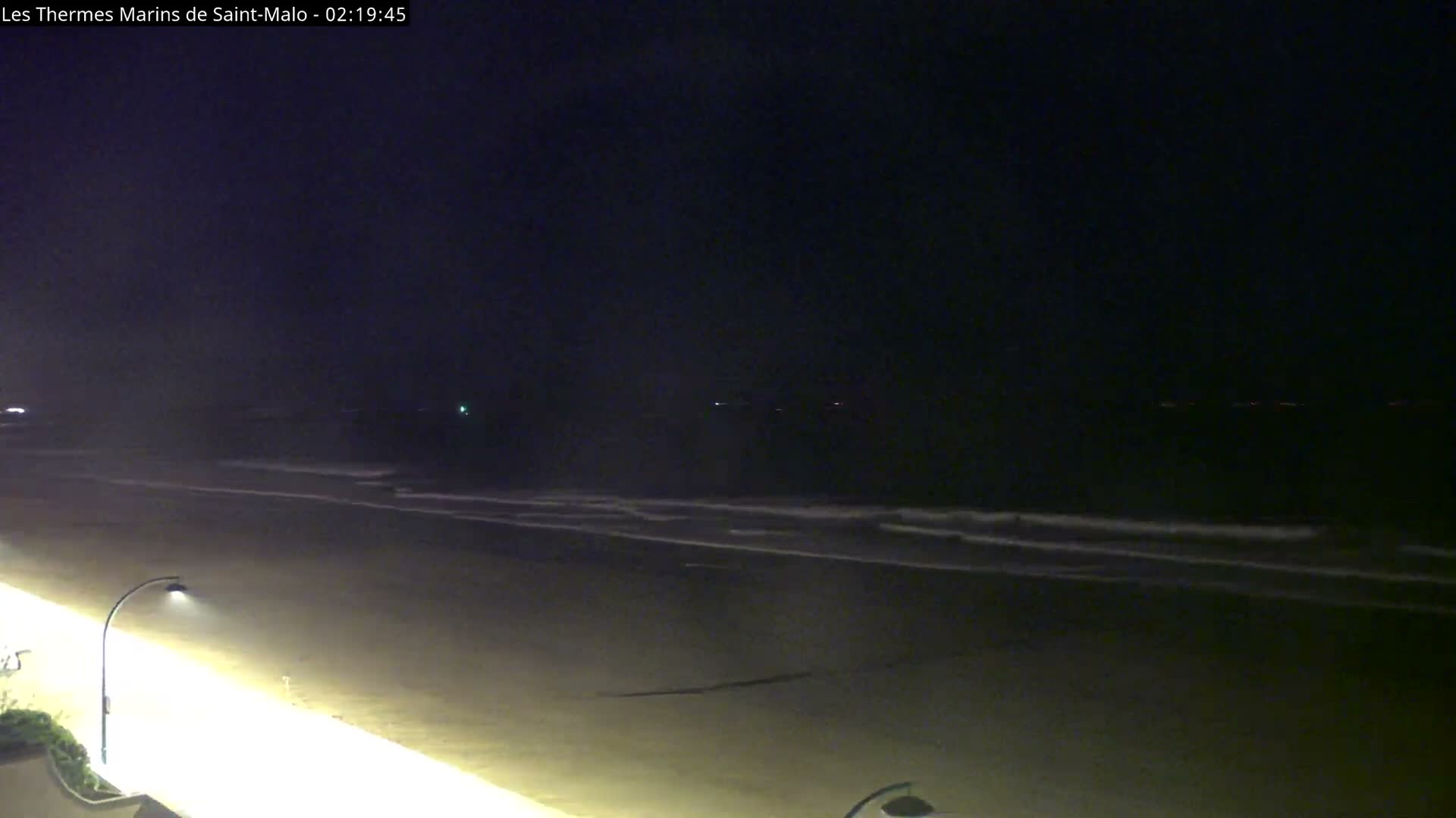 Saint-Malo City & Beach View Skyline Live Cam - Saint-Malo, Ille-et-Vilaine, Bretagne, France