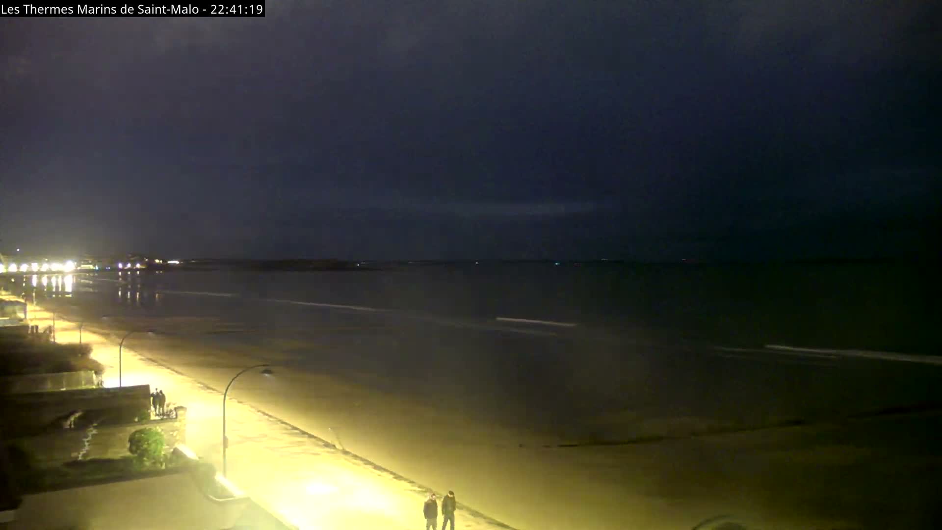 Saint-Malo City & Beach View Skyline Live Cam - Saint-Malo, Ille-et-Vilaine, Bretagne, France