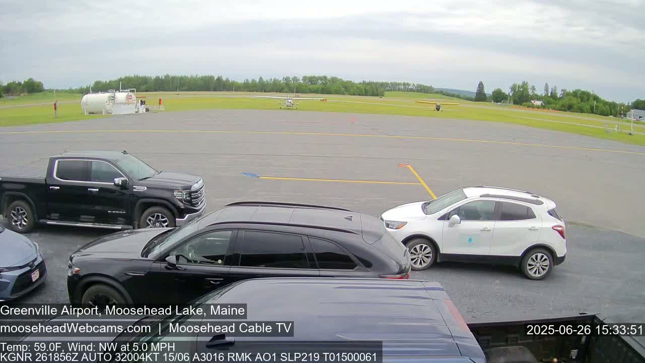 Greenville Municipal  Airport  Live Cam 3B1 - Greenville, Piscataquis, Maine, USA