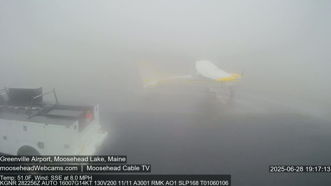 Greenville Municipal  Airport  Live Cam 3B1 - Greenville, Piscataquis, Maine, USA