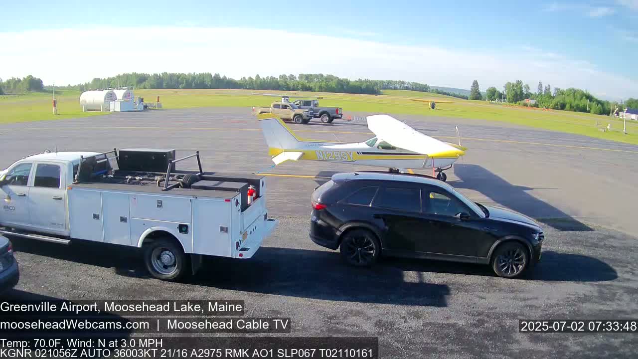 Greenville Municipal  Airport  Live Cam 3B1 - Greenville, Piscataquis, Maine, USA