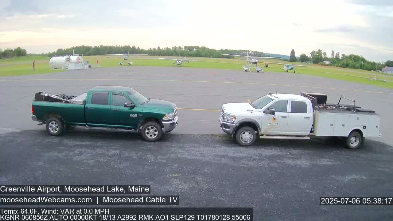 Greenville Municipal  Airport  Live Cam 3B1 - Greenville, Piscataquis, Maine, USA