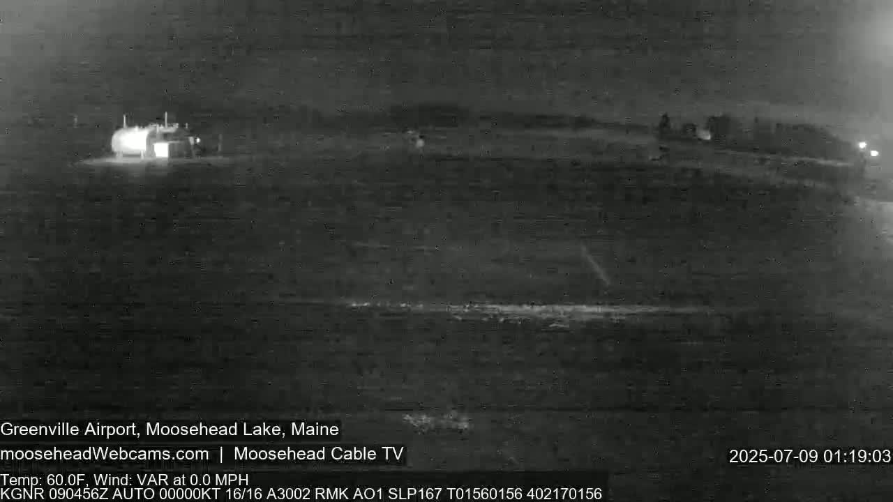 Greenville Municipal  Airport  Live Cam 3B1 - Greenville, Piscataquis, Maine, USA