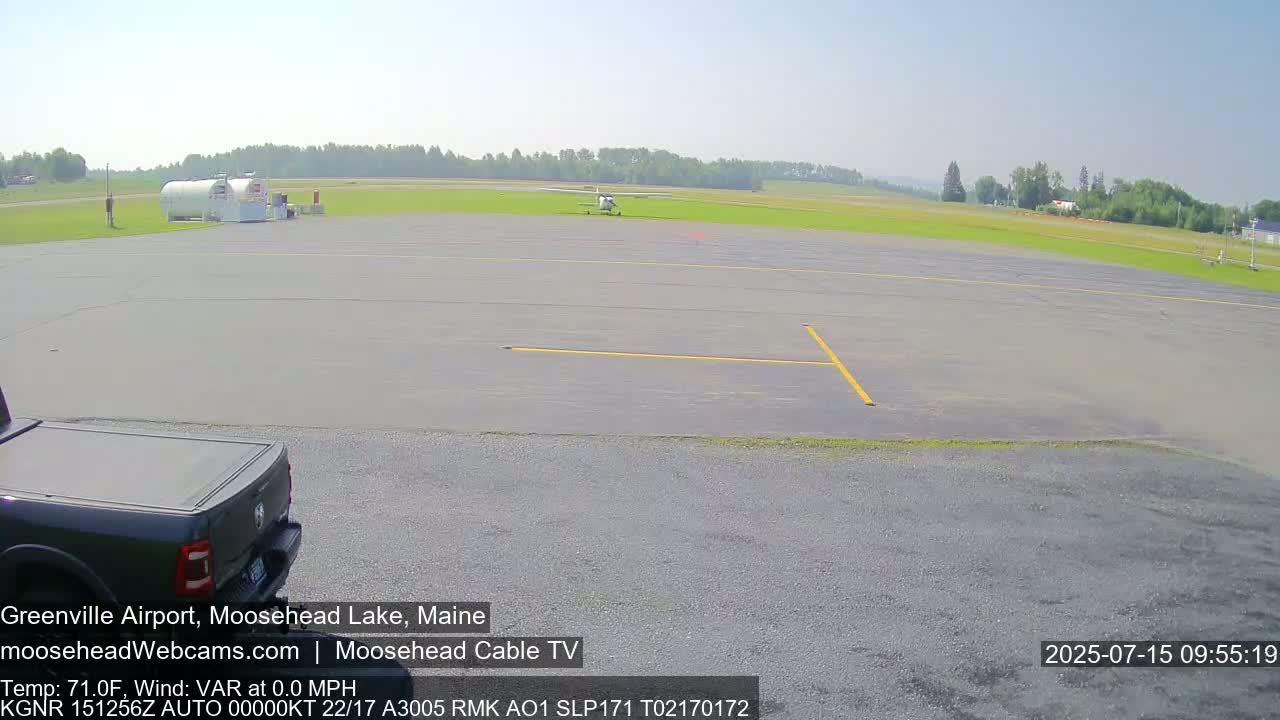 Greenville Municipal  Airport  Live Cam 3B1 - Greenville, Piscataquis, Maine, USA