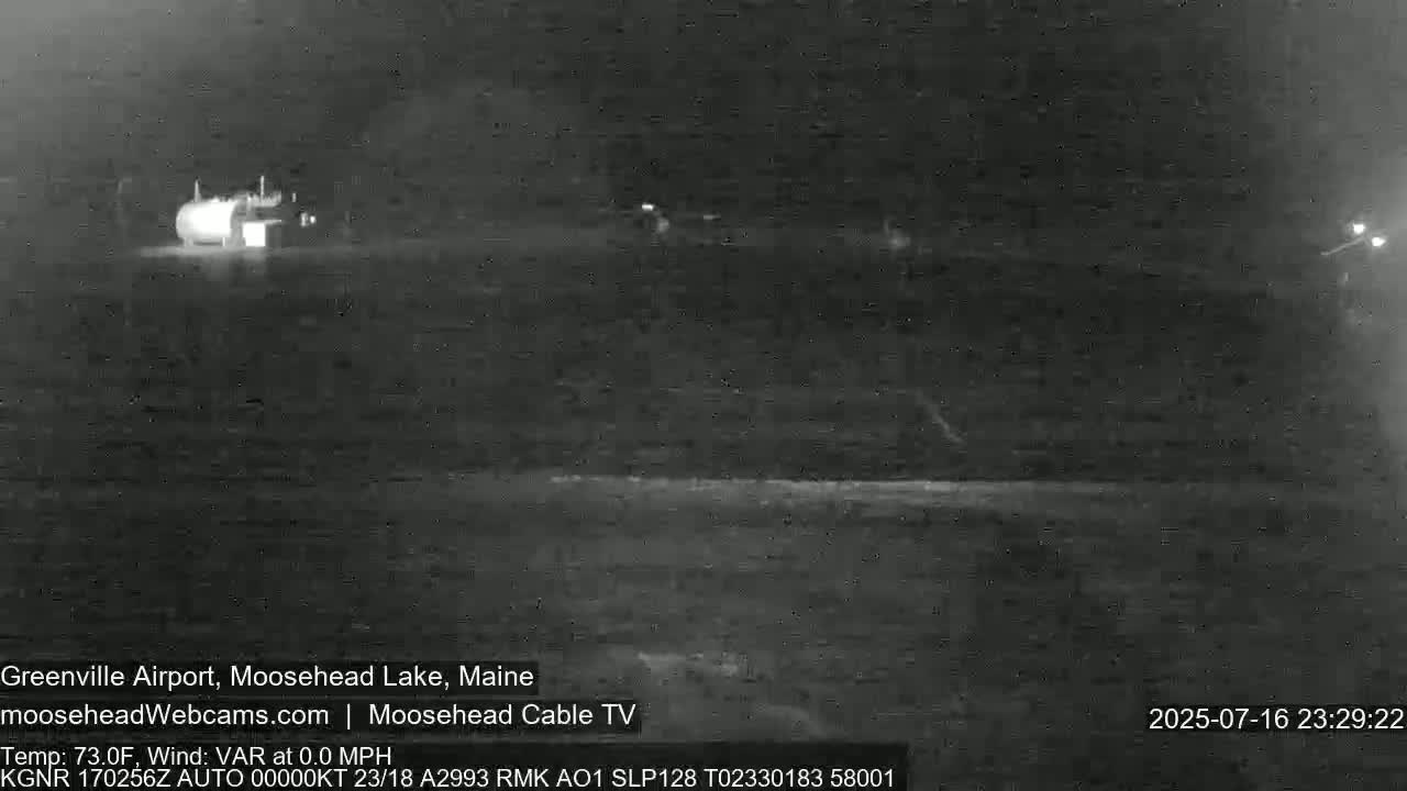 Greenville Municipal  Airport  Live Cam 3B1 - Greenville, Piscataquis, Maine, USA