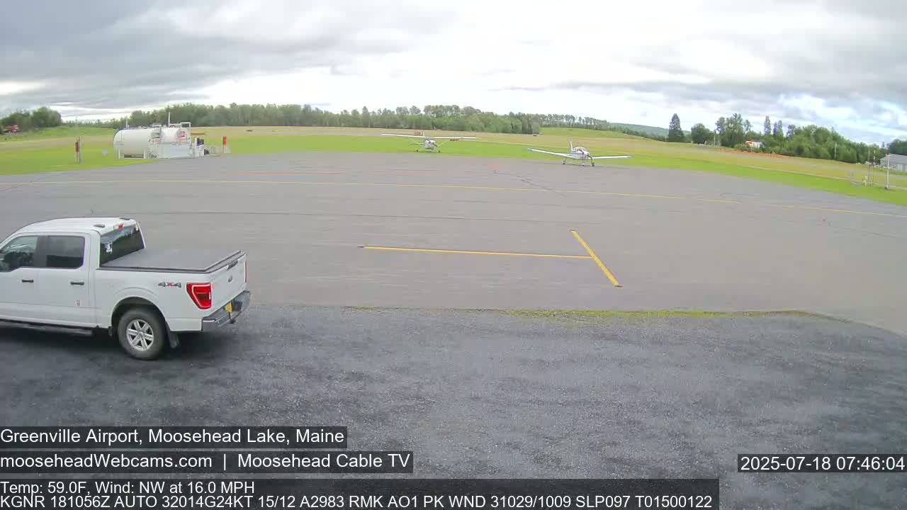 Greenville Municipal  Airport  Live Cam 3B1 - Greenville, Piscataquis, Maine, USA