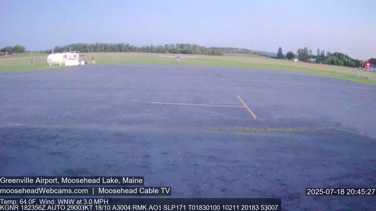 Greenville Municipal  Airport  Live Cam 3B1 - Greenville, Piscataquis, Maine, USA