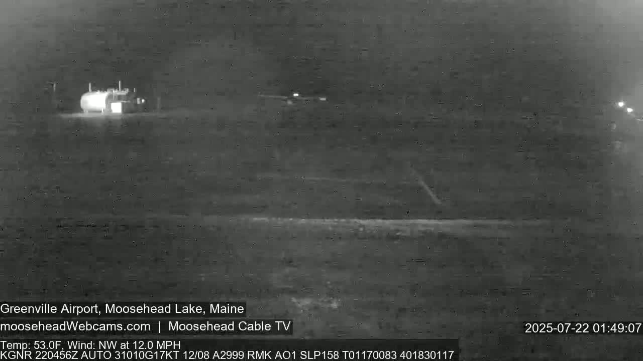 Greenville Municipal  Airport  Live Cam 3B1 - Greenville, Piscataquis, Maine, USA