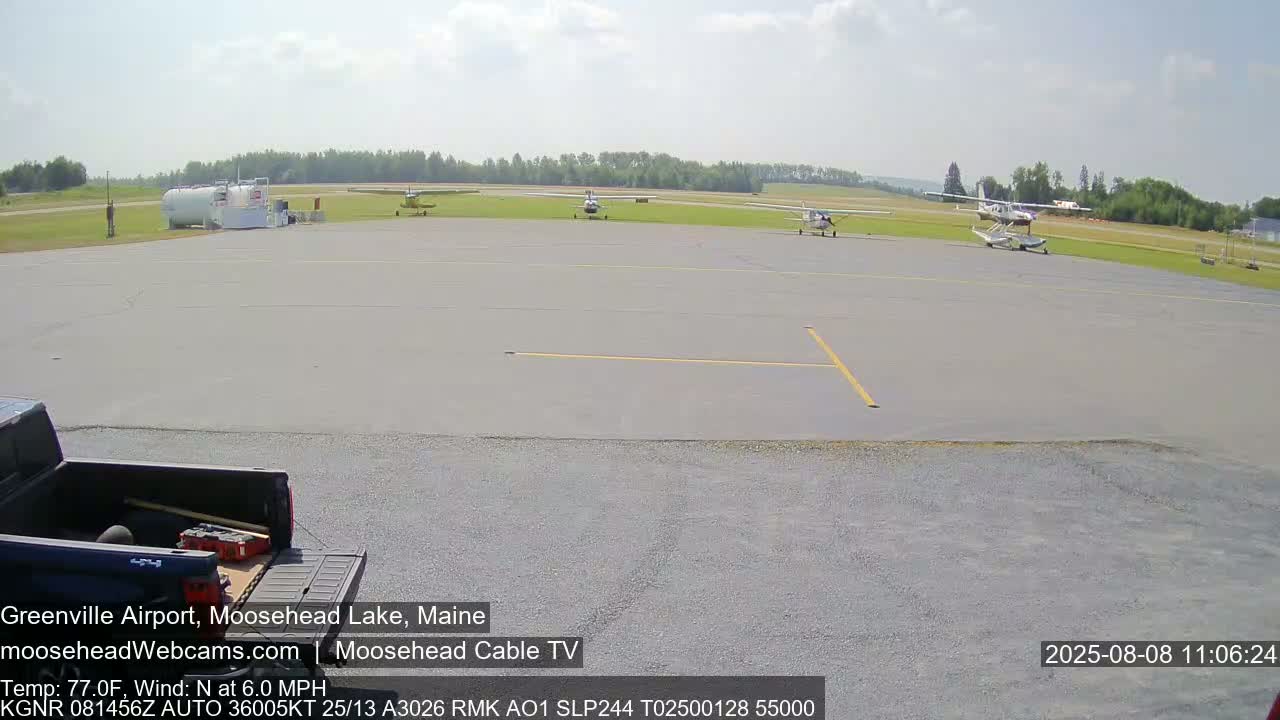 Greenville Municipal  Airport  Live Cam 3B1 - Greenville, Piscataquis, Maine, USA