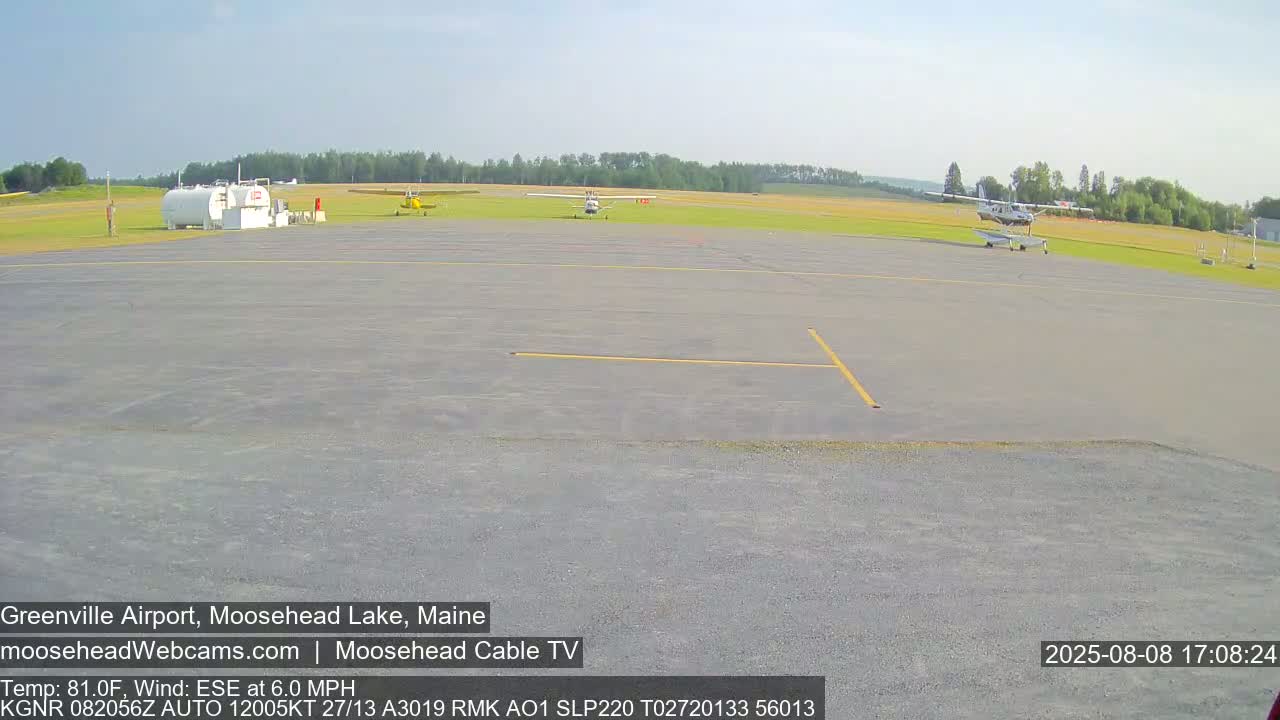 Greenville Municipal  Airport  Live Cam 3B1 - Greenville, Piscataquis, Maine, USA
