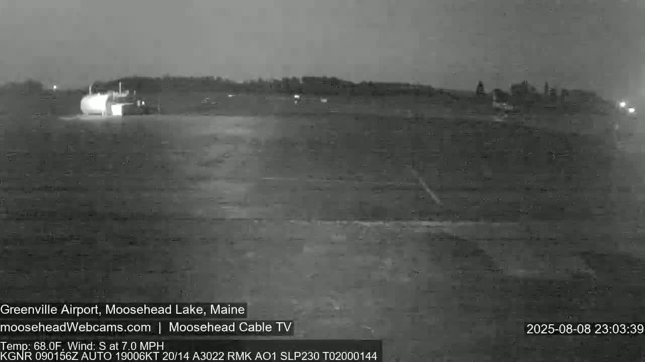 Greenville Municipal  Airport  Live Cam 3B1 - Greenville, Piscataquis, Maine, USA