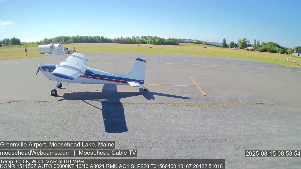 Greenville Municipal  Airport  Live Cam 3B1 - Greenville, Piscataquis, Maine, USA