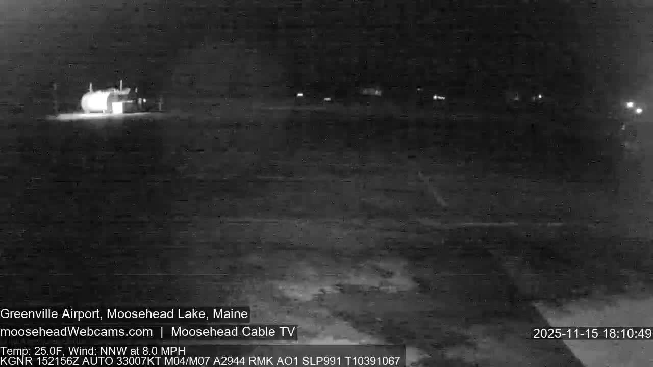 Greenville Municipal  Airport  Live Cam 3B1 - Greenville, Piscataquis, Maine, USA