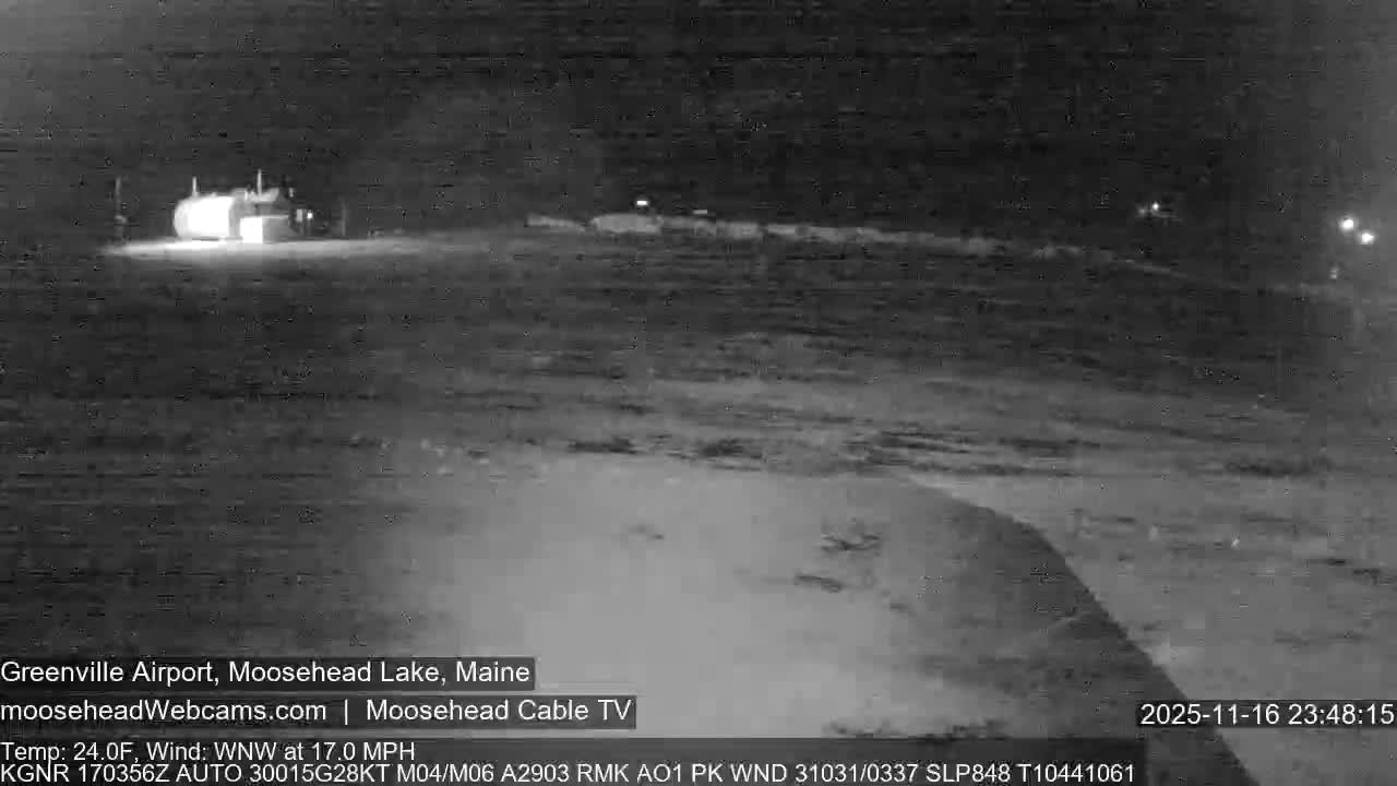 Greenville Municipal  Airport  Live Cam 3B1 - Greenville, Piscataquis, Maine, USA