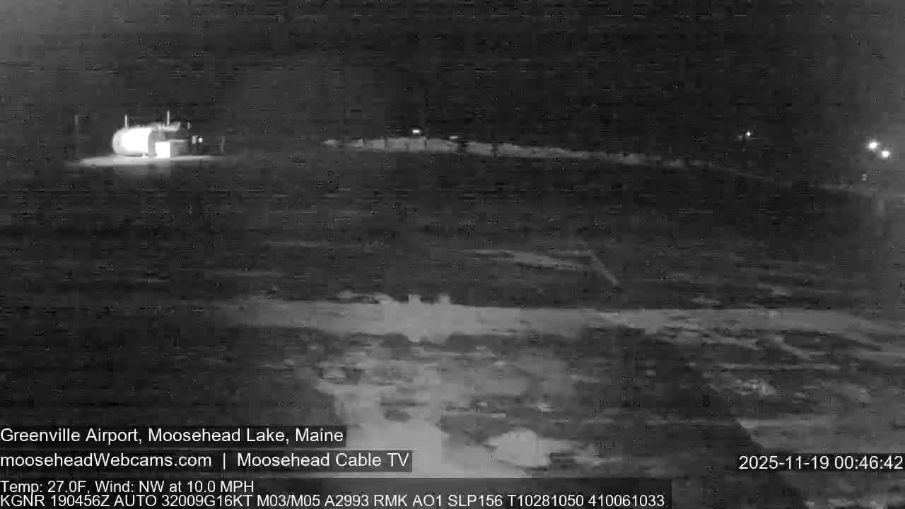 Greenville Municipal  Airport  Live Cam 3B1 - Greenville, Piscataquis, Maine, USA