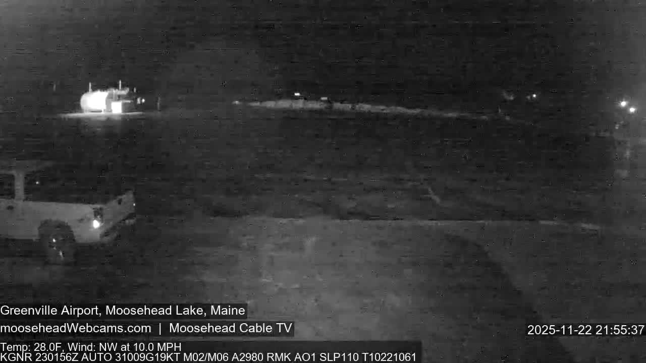 Greenville Municipal  Airport  Live Cam 3B1 - Greenville, Piscataquis, Maine, USA