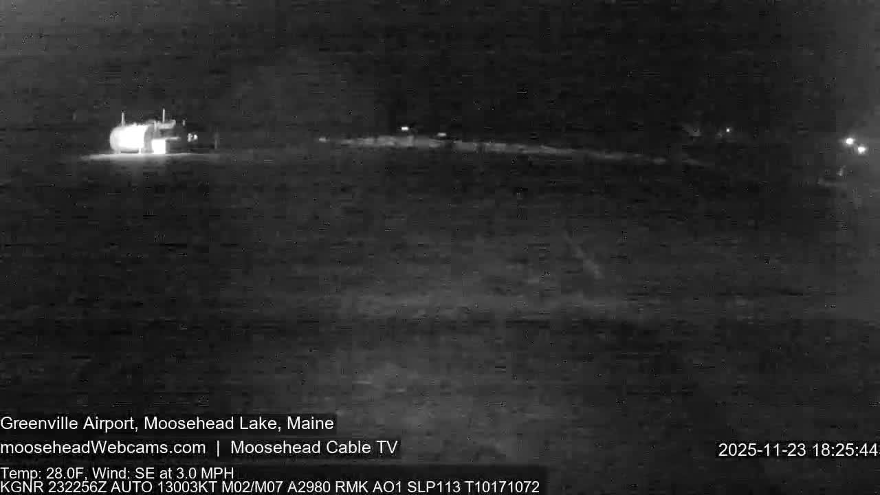 Greenville Municipal  Airport  Live Cam 3B1 - Greenville, Piscataquis, Maine, USA