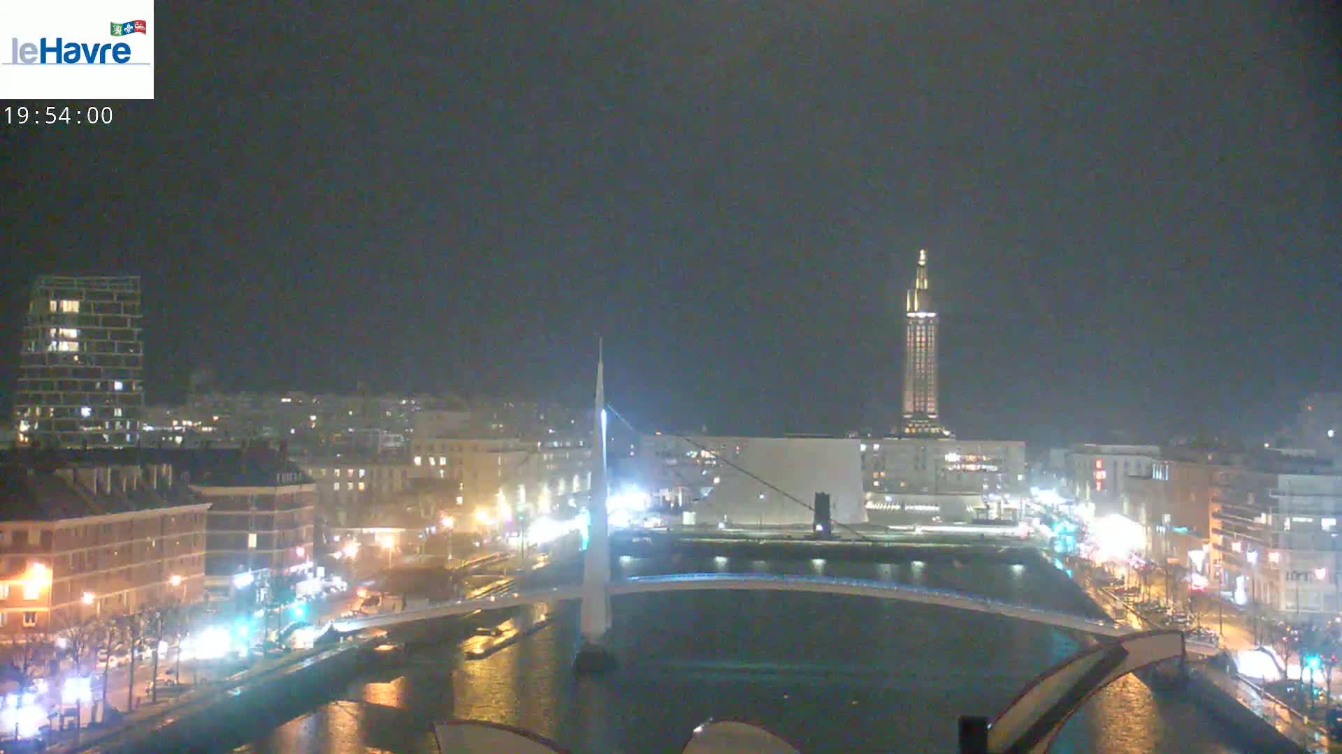Le Havre City View Skyline Live Cam - Le Havre, Seine-Maritime, Normandie, France