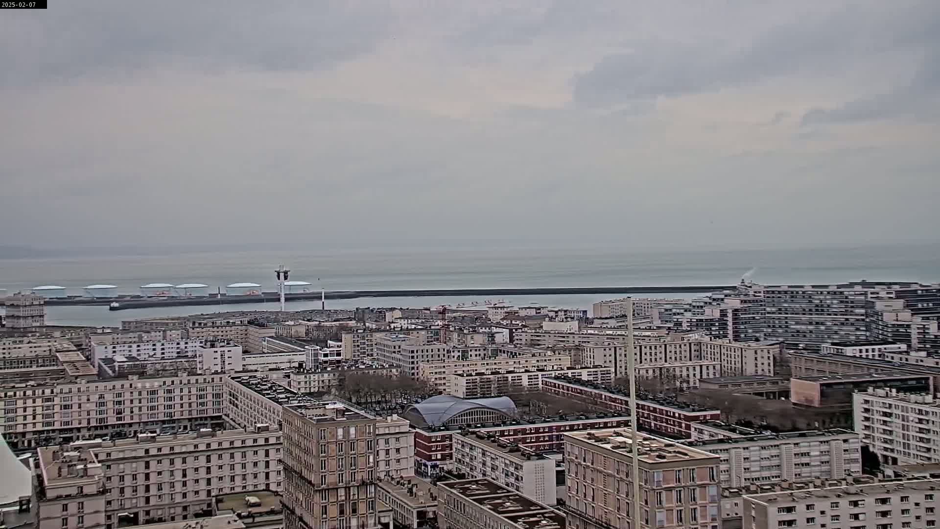Le Havre Panaromic Skyline PTZ Live Cam - Le Havre, Seine-Maritime, Normandie, France