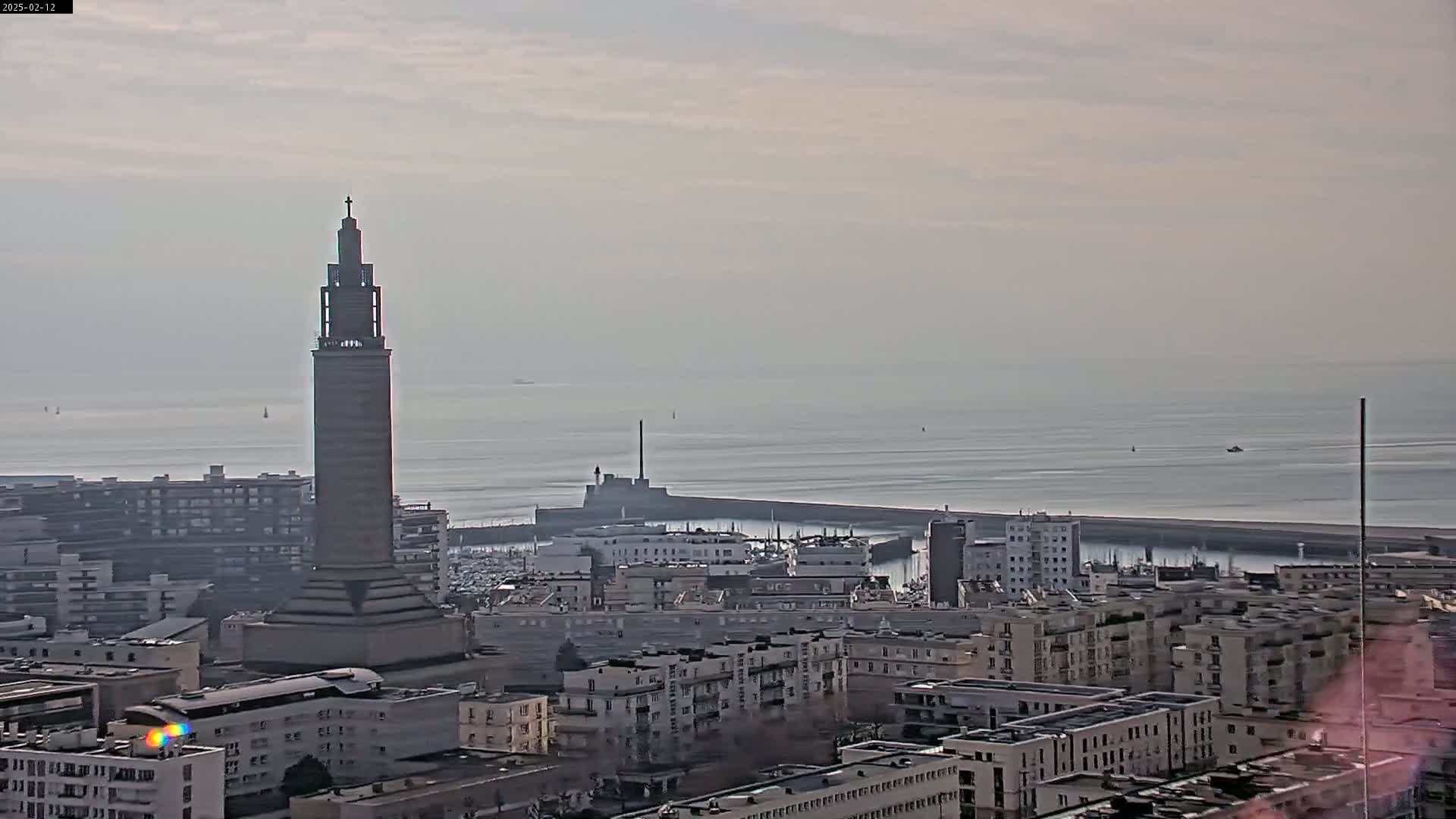 Le Havre Panaromic Skyline PTZ Live Cam - Le Havre, Seine-Maritime, Normandie, France