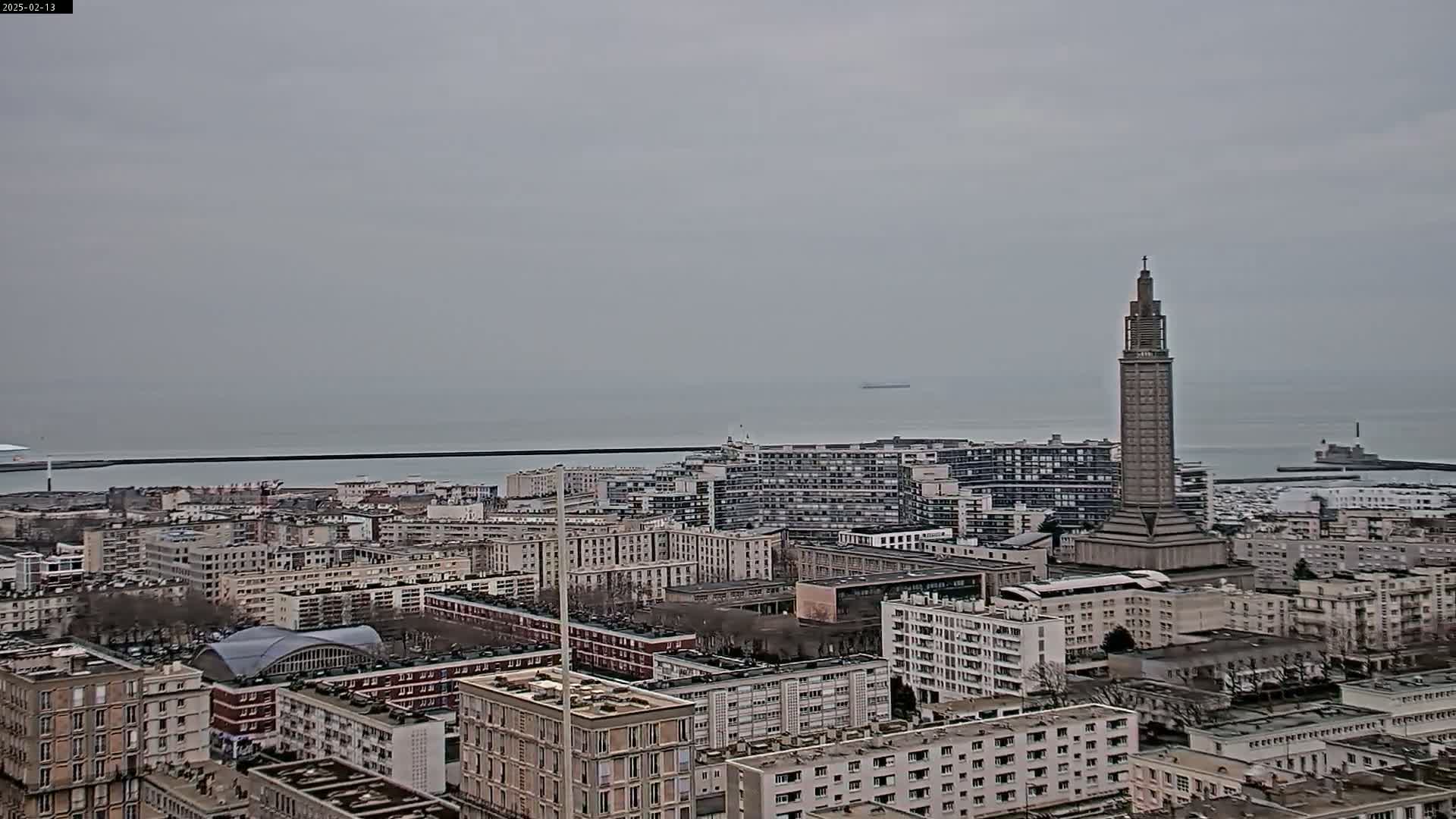 Le Havre Panaromic Skyline PTZ Live Cam - Le Havre, Seine-Maritime, Normandie, France