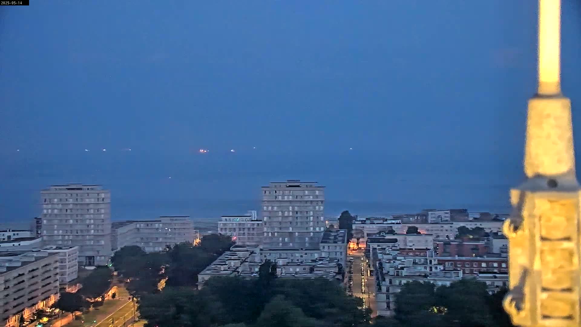 Le Havre Panaromic Skyline PTZ Live Cam - Le Havre, Seine-Maritime, Normandie, France