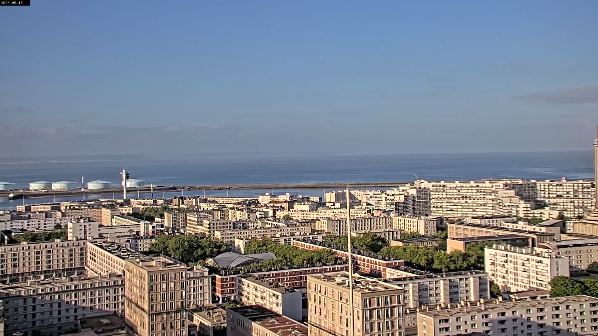 Le Havre Panaromic Skyline PTZ Live Cam - Le Havre, Seine-Maritime, Normandie, France
