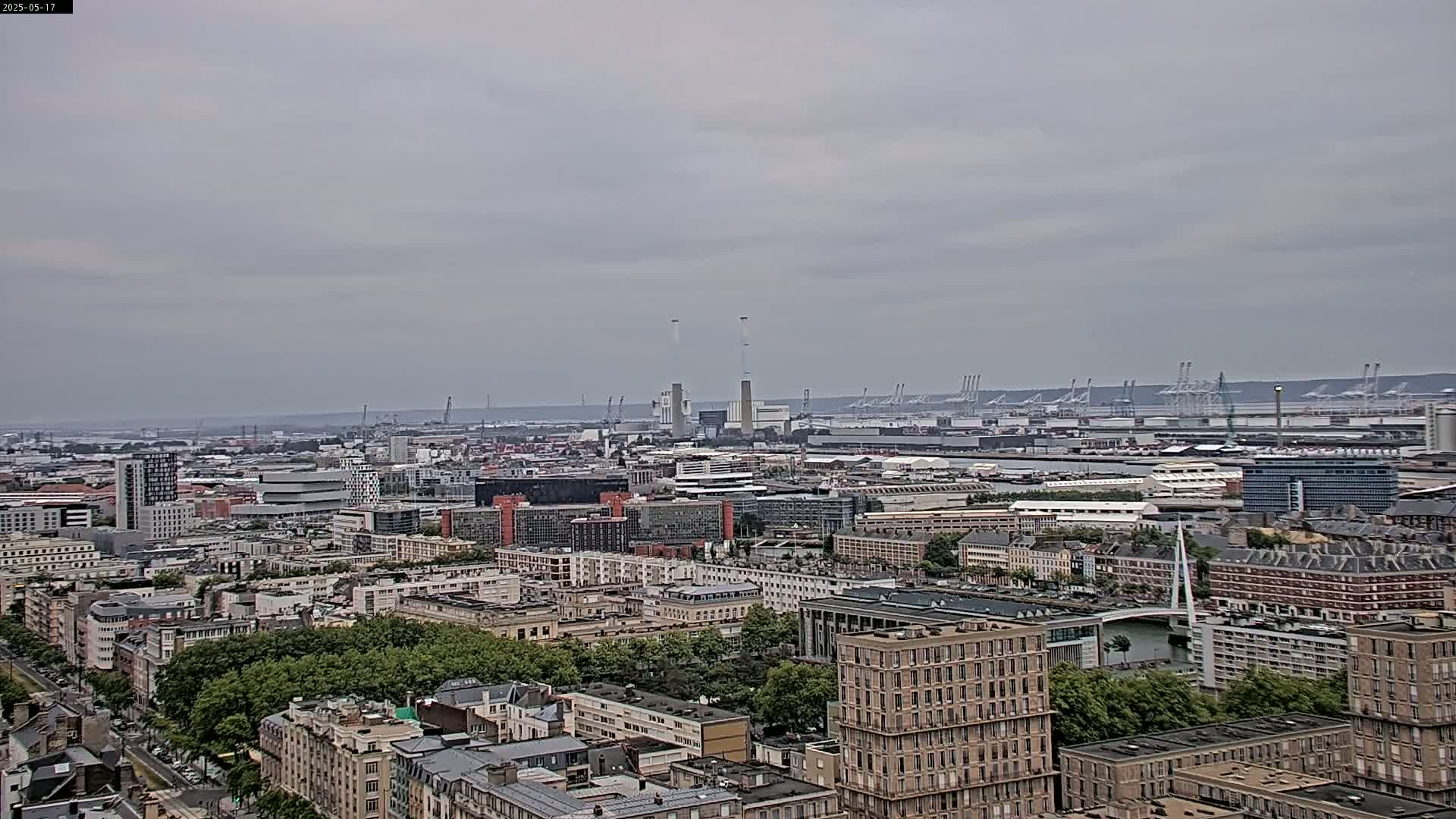 Le Havre Panaromic Skyline PTZ Live Cam - Le Havre, Seine-Maritime, Normandie, France