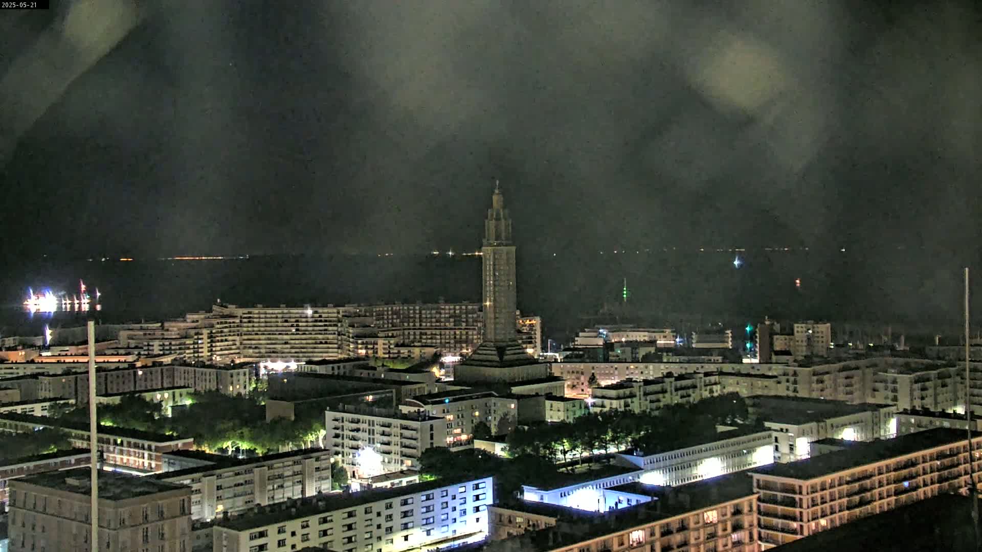 Le Havre Panaromic Skyline PTZ Live Cam - Le Havre, Seine-Maritime, Normandie, France
