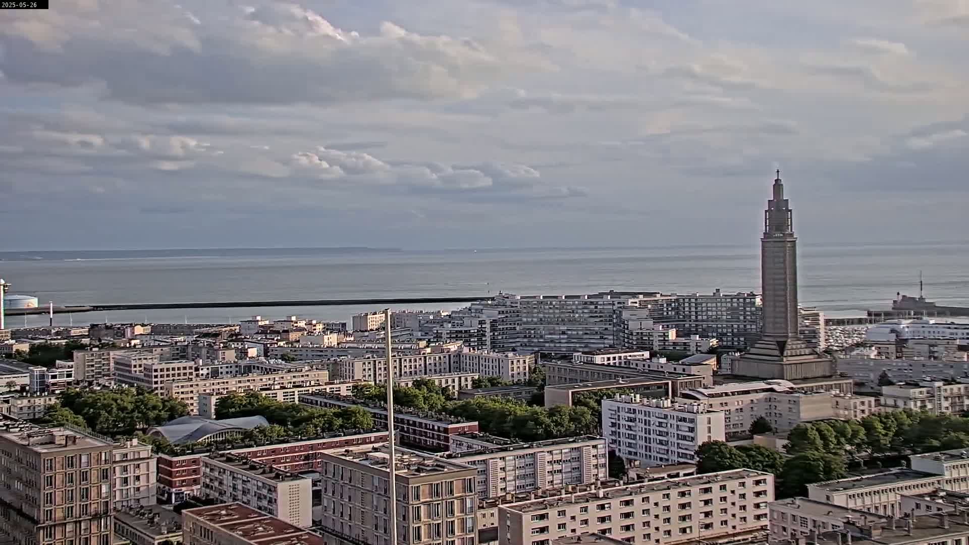 Le Havre Panaromic Skyline PTZ Live Cam - Le Havre, Seine-Maritime, Normandie, France