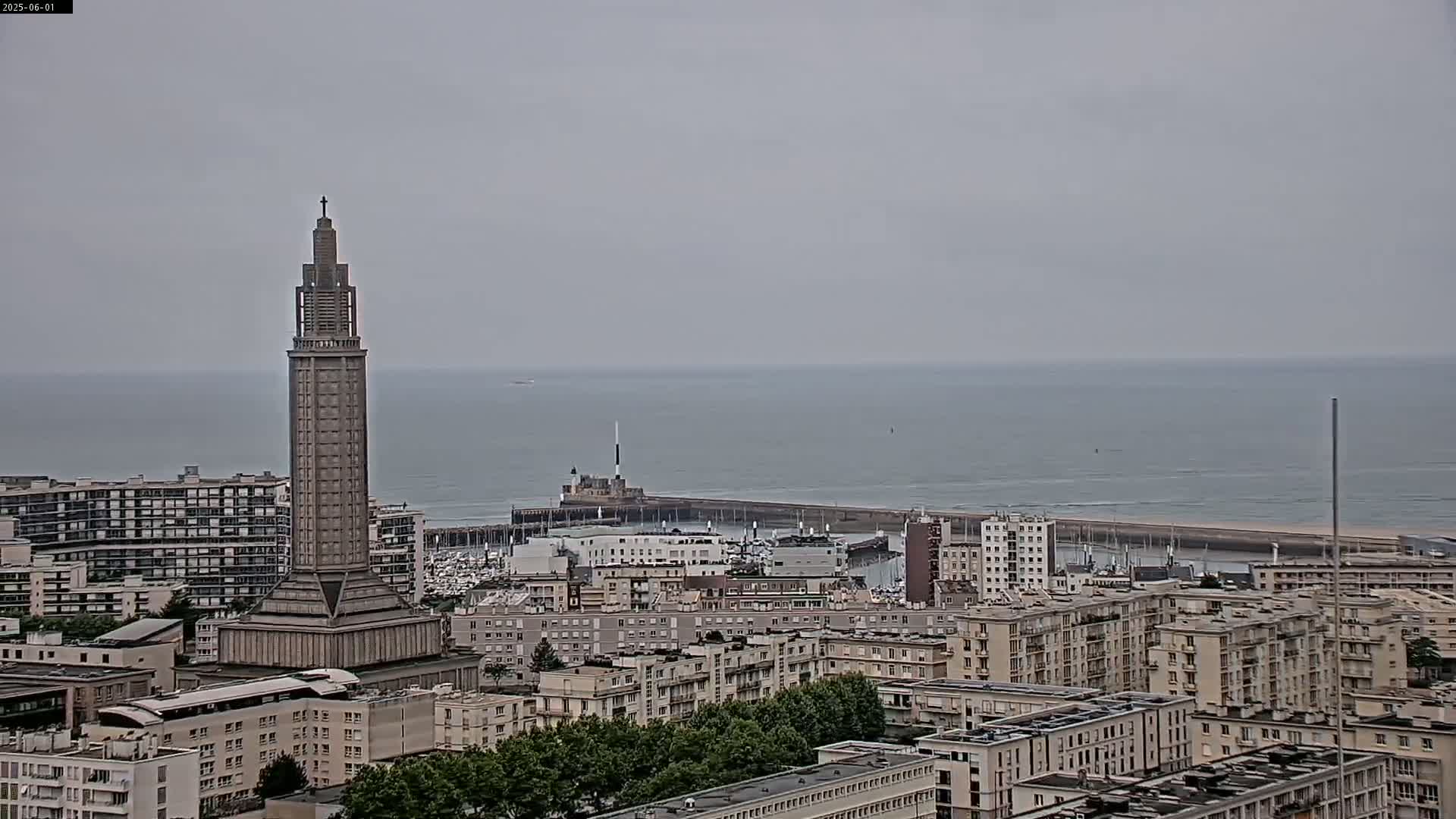 Le Havre Panaromic Skyline PTZ Live Cam - Le Havre, Seine-Maritime, Normandie, France