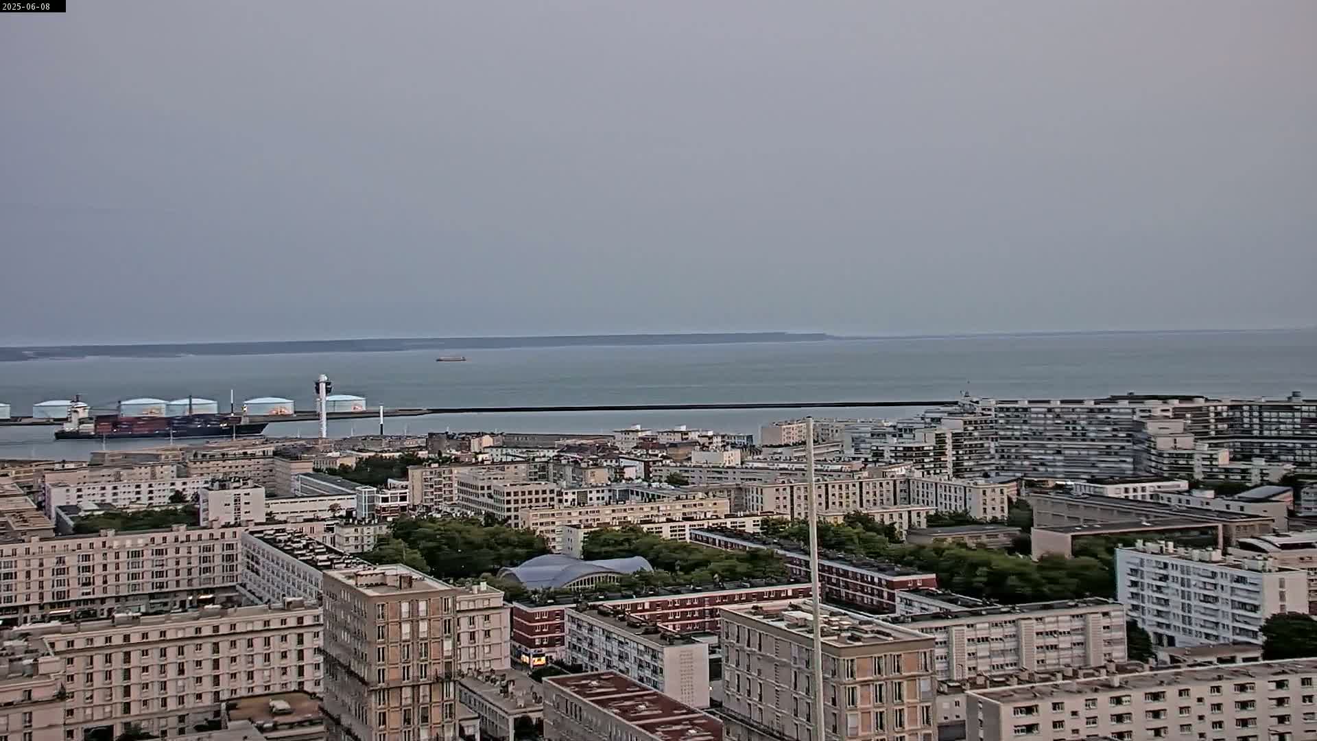 Le Havre Panaromic Skyline PTZ Live Cam - Le Havre, Seine-Maritime, Normandie, France