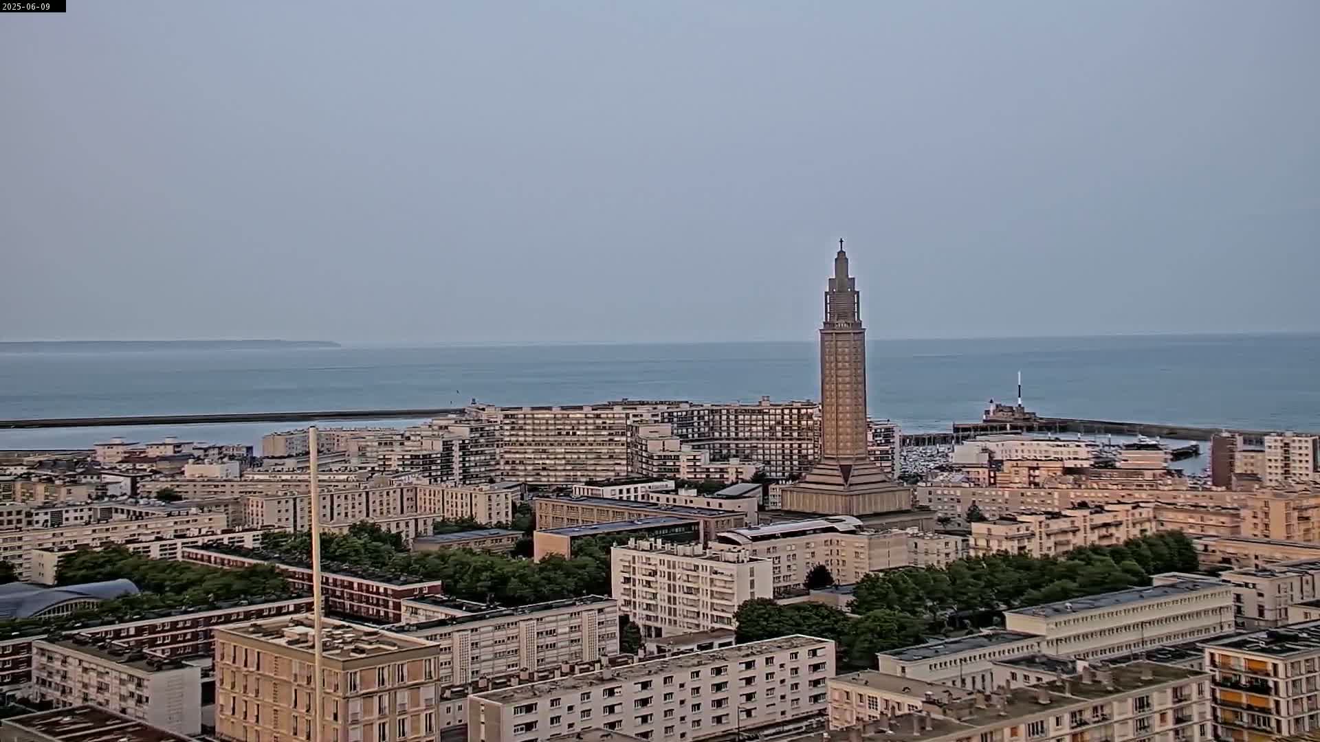 Le Havre Panaromic Skyline PTZ Live Cam - Le Havre, Seine-Maritime, Normandie, France